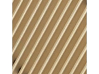 Декоративная поперечная рулонная решетка для конвекторов MOHLENHOFF DR 15.180-EV2,  В=180 мм, H=15 мм, цвет светлая латунь